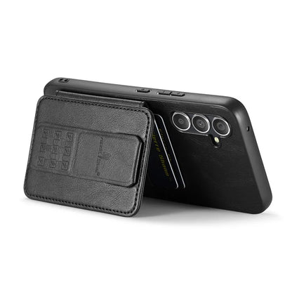 For Samsung Galaxy A54 5G Case Leather+TPU Finger Holder Kickstand Phone Cover