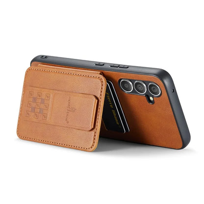 For Samsung Galaxy A54 5G Case Leather+TPU Finger Holder Kickstand Phone Cover