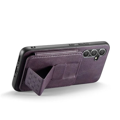 For Samsung Galaxy A54 5G Case Leather+TPU Finger Holder Kickstand Phone Cover