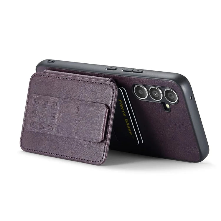 For Samsung Galaxy A54 5G Case Leather+TPU Finger Holder Kickstand Phone Cover
