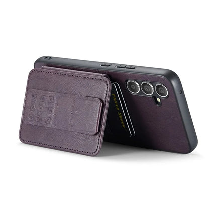 For Samsung Galaxy A54 5G Case Leather+TPU Finger Holder Kickstand Phone Cover
