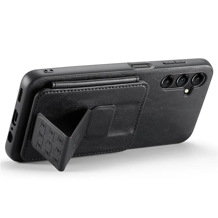 For Samsung Galaxy A15 5G Case Anti-scratch Leather Coated TPU RFID Blocking Phone Cover