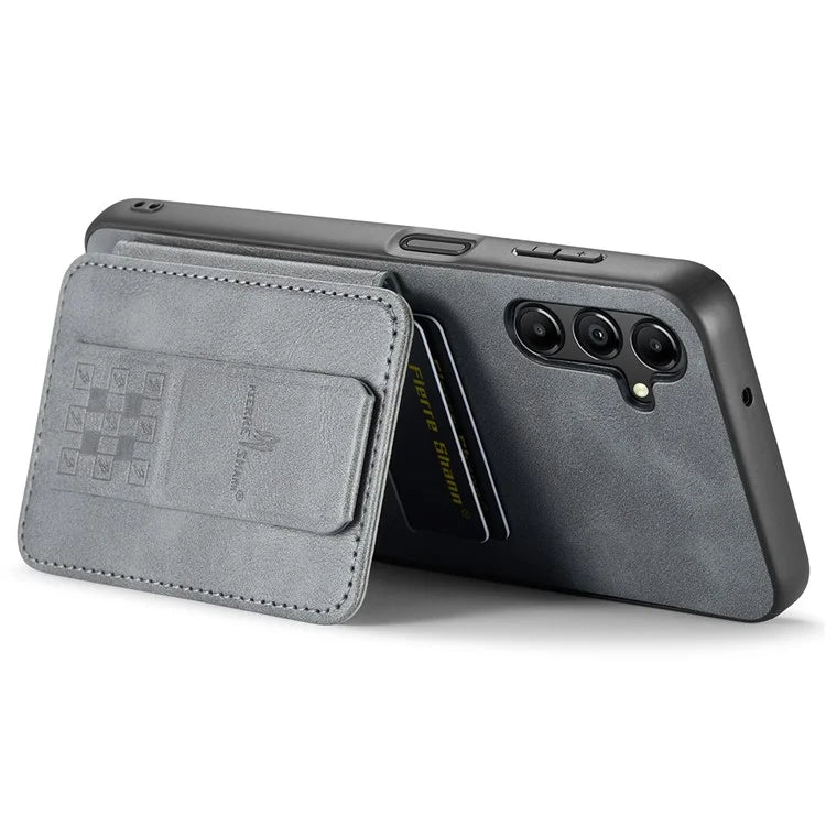 For Samsung Galaxy A15 5G Case Anti-scratch Leather Coated TPU RFID Blocking Phone Cover