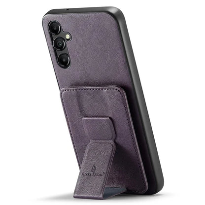 For Samsung Galaxy A13 5G Case Card Holder Leather Coated TPU RFID Blocking Phone Cover