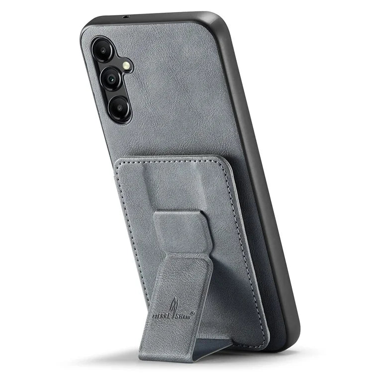For Samsung Galaxy A13 5G Case Card Holder Leather Coated TPU RFID Blocking Phone Cover