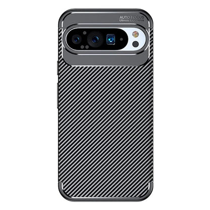 For Google Pixel 9 TPU Cell Phone Case Carbon Fiber Texture Drop Protection Cover
