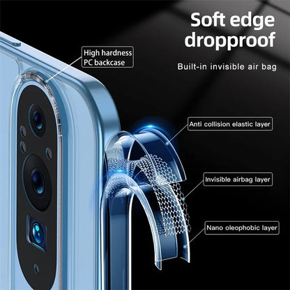 For Google Pixel 9 Pro Case Clear PC+TPU Drop Protection Phone Back Cover