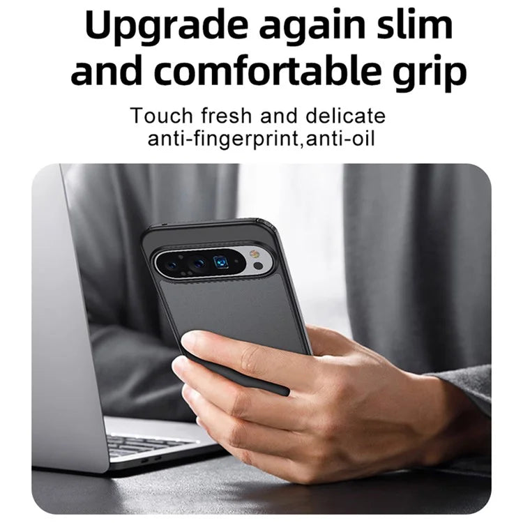 For Google Pixel 9 Pro Case Clear PC+TPU Drop Protection Phone Back Cover