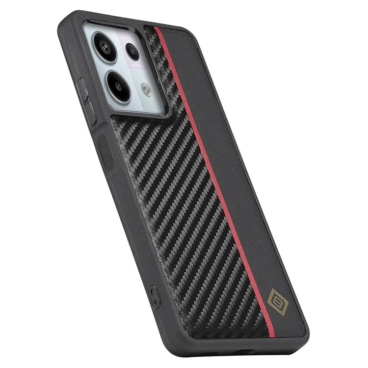 LC.IMEEKE For Xiaomi Redmi Note 13 Pro 5G / Poco X6 5G Case Carbon Fiber Texture Shockproof Phone Cover
