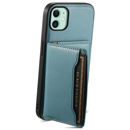 DENIOR For iPhone 11 Magnetic Phone Case Detachable Card Bag Cover Fits Magnetic Car Mount