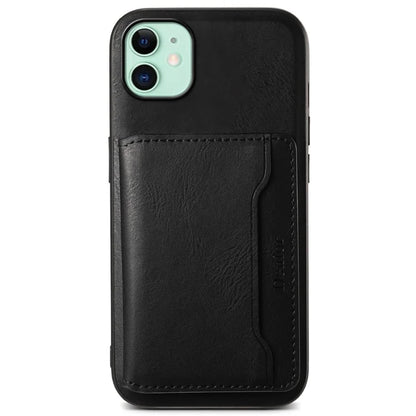 DENIOR For iPhone 11 Magnetic Phone Case Detachable Card Bag Cover Fits Magnetic Car Mount