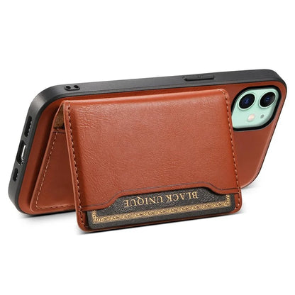 DENIOR For iPhone 11 Magnetic Phone Case Detachable Card Bag Cover Fits Magnetic Car Mount