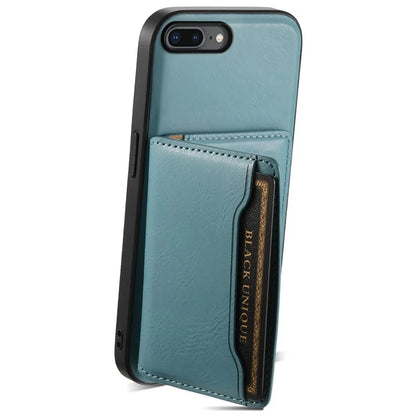 DENIOR For iPhone 7 Plus 5.5 inch / 8 Plus 5.5 inch Magnetic Case Detachable Card Slots Back Shell