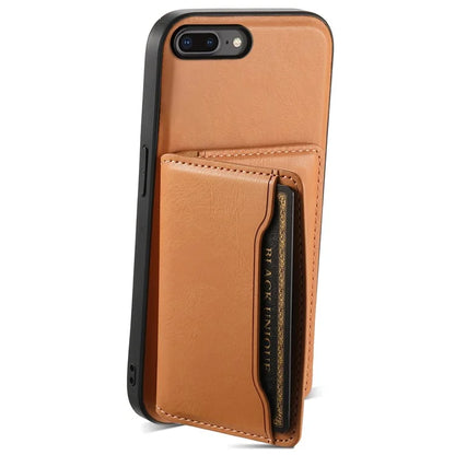DENIOR For iPhone 7 Plus 5.5 inch / 8 Plus 5.5 inch Magnetic Case Detachable Card Slots Back Shell