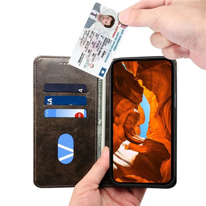 SUTENI Phone Case for Samsung Galaxy A34 5G Cover PU Leather+TPU Drop-proof Shell