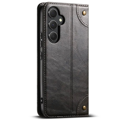 SUTENI Phone Case for Samsung Galaxy A34 5G Cover PU Leather+TPU Drop-proof Shell