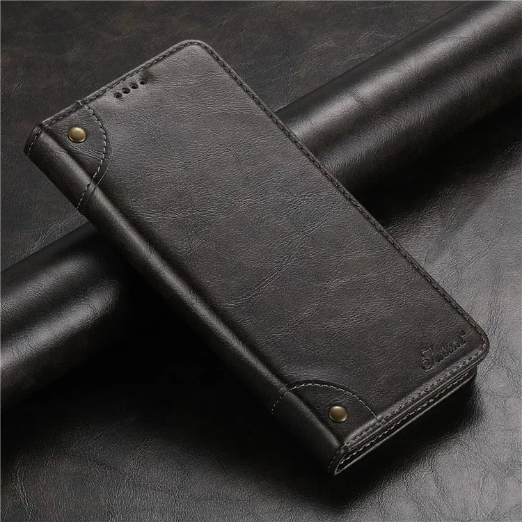 SUTENI Phone Case for Samsung Galaxy A34 5G Cover PU Leather+TPU Drop-proof Shell