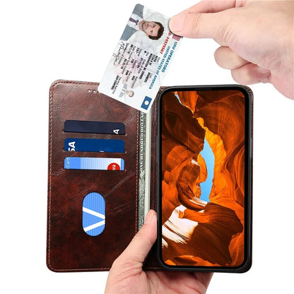 SUTENI Phone Case for Samsung Galaxy A34 5G Cover PU Leather+TPU Drop-proof Shell