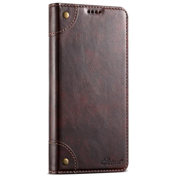 SUTENI Phone Case for Samsung Galaxy A34 5G Cover PU Leather+TPU Drop-proof Shell