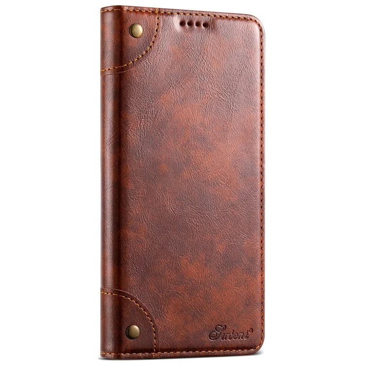 SUTENI Phone Case for Samsung Galaxy A34 5G Cover PU Leather+TPU Drop-proof Shell