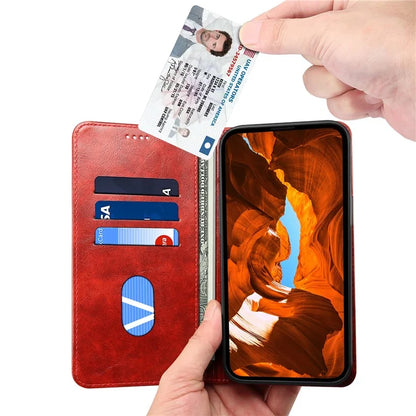 SUTENI Phone Case for Samsung Galaxy A34 5G Cover PU Leather+TPU Drop-proof Shell