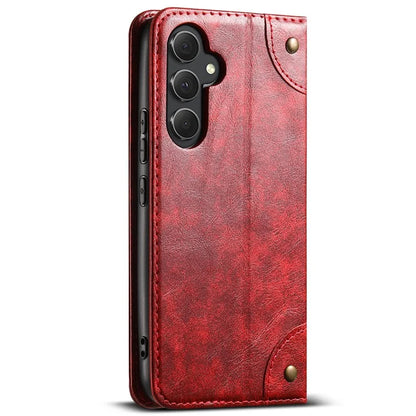 SUTENI Phone Case for Samsung Galaxy A34 5G Cover PU Leather+TPU Drop-proof Shell