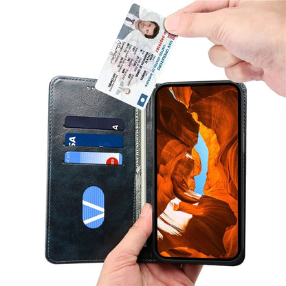 SUTENI Anti-scratch Case for Samsung Galaxy S22 5G Cover PU Leather+TPU Wallet Phone Shell