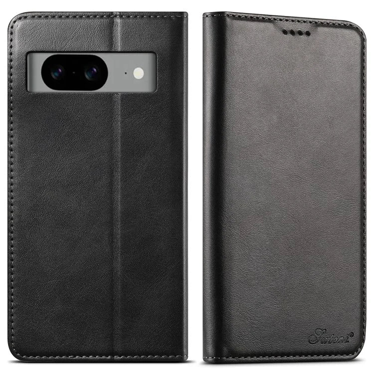 SUTENI For Google Pixel 8 Case Magnetic Closing Anti-scratch Leather Stand Cover