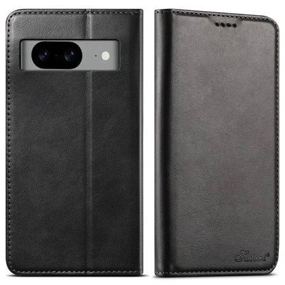 SUTENI For Google Pixel 8 Case Magnetic Closing Anti-scratch Leather Stand Cover