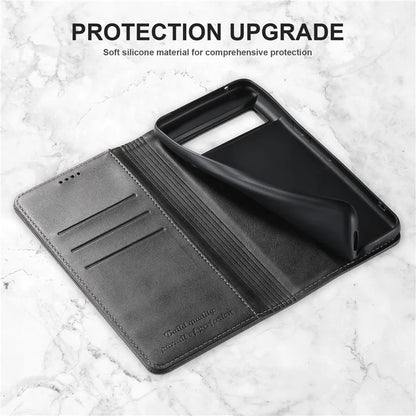 SUTENI For Google Pixel 8 Case Magnetic Closing Anti-scratch Leather Stand Cover