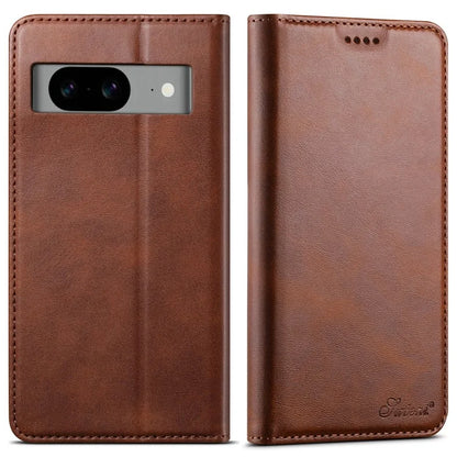 SUTENI For Google Pixel 8 Case Magnetic Closing Anti-scratch Leather Stand Cover