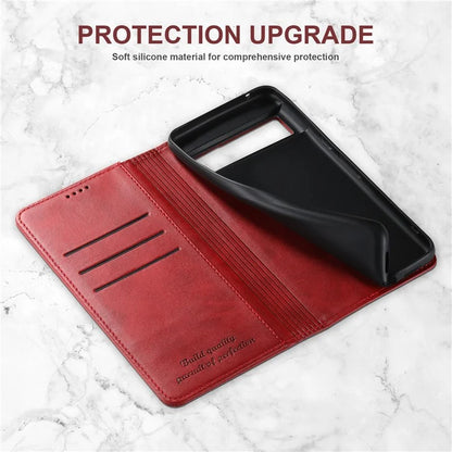 SUTENI For Google Pixel 8 Case Magnetic Closing Anti-scratch Leather Stand Cover