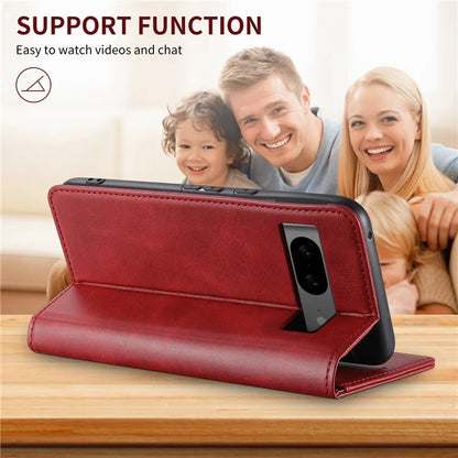 SUTENI For Google Pixel 8 Case Magnetic Closing Anti-scratch Leather Stand Cover