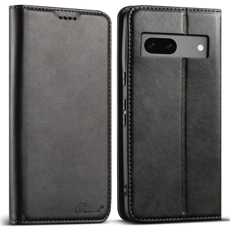 SUTENI For Google Pixel 7 5G Case Magnetic Closing Leather Wallet Stand Cover