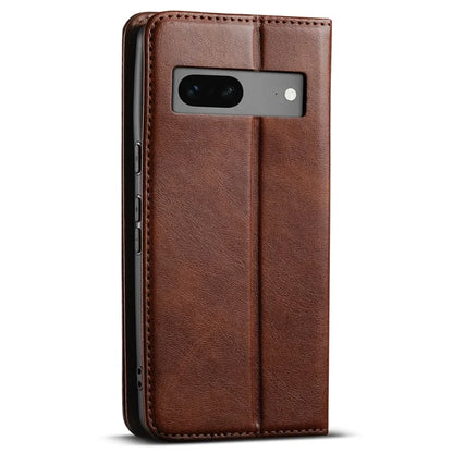 SUTENI For Google Pixel 7 5G Case Magnetic Closing Leather Wallet Stand Cover