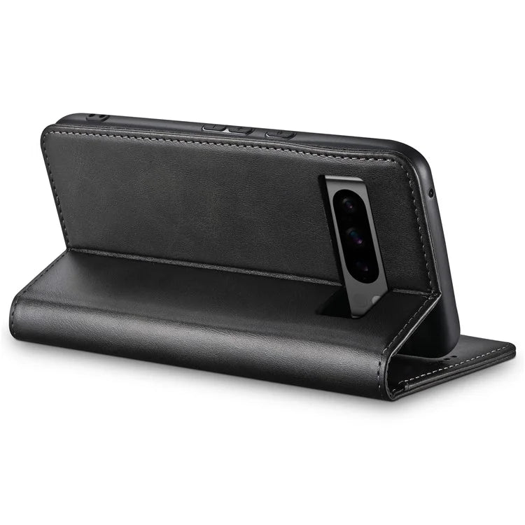 SUTENI For Google Pixel 8 Pro Magnetic Closing Leather Case Shockproof Phone Cover