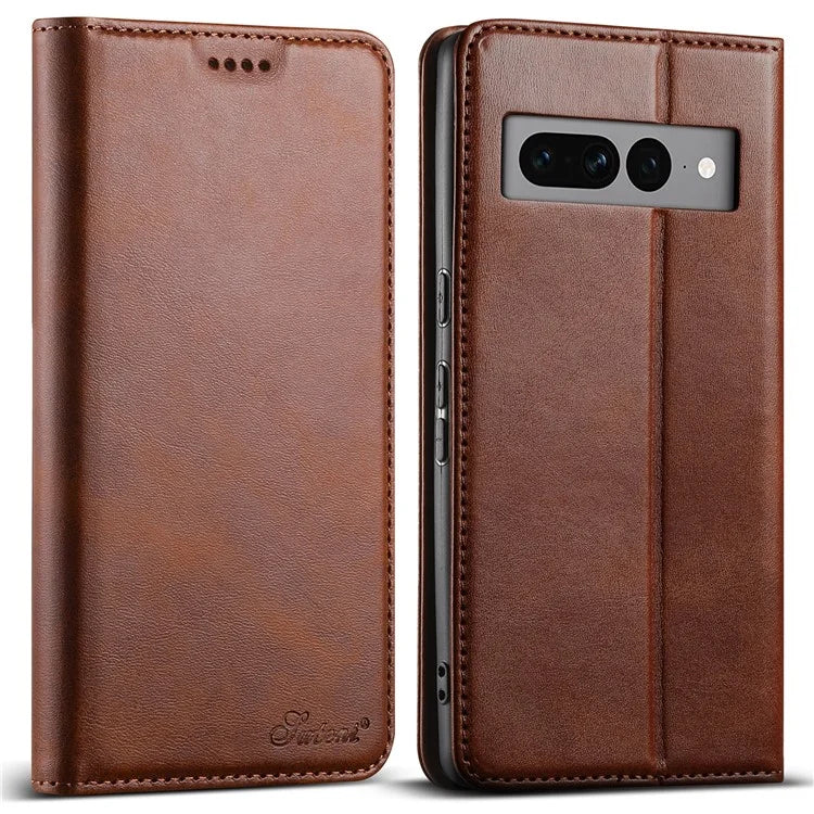 SUTENI For Google Pixel 7 Pro 5G Magnetic Closing Leather Case Fall Proof Phone Cover