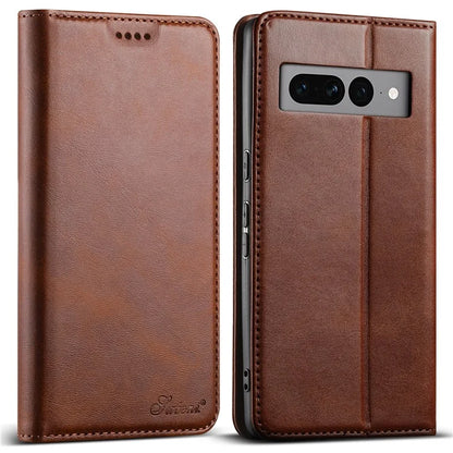 SUTENI For Google Pixel 7 Pro 5G Magnetic Closing Leather Case Fall Proof Phone Cover