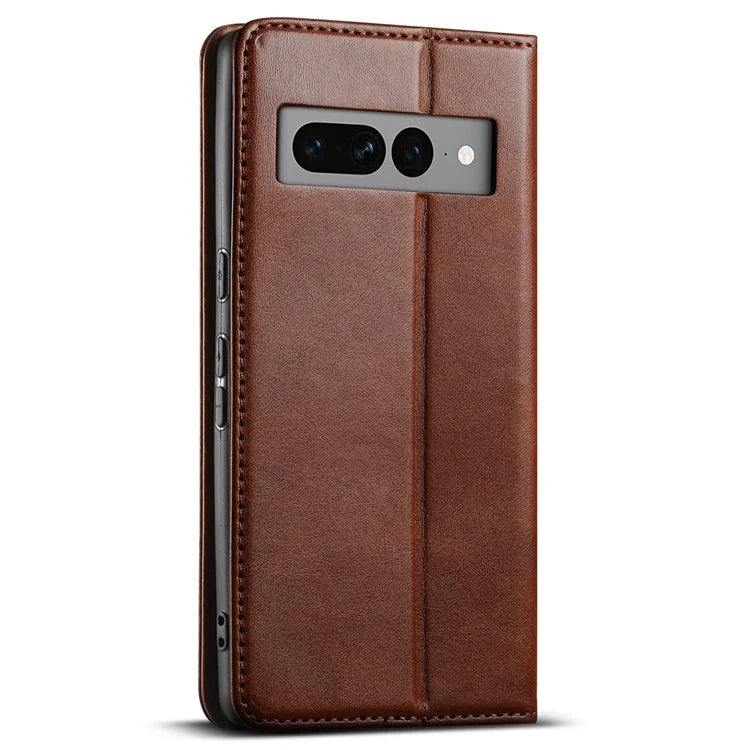 SUTENI For Google Pixel 7 Pro 5G Magnetic Closing Leather Case Fall Proof Phone Cover