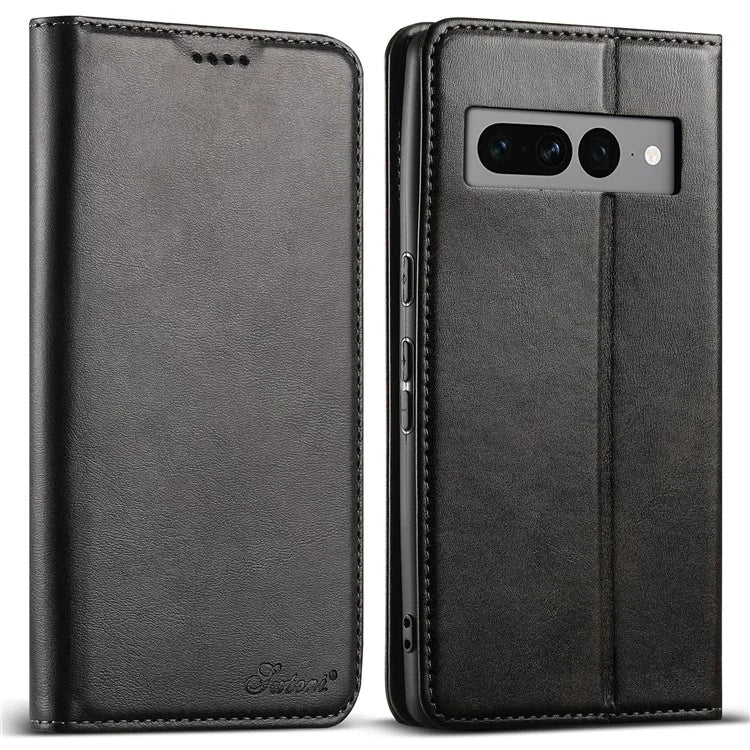 SUTENI For Google Pixel 7 Pro 5G Magnetic Closing Leather Case Fall Proof Phone Cover