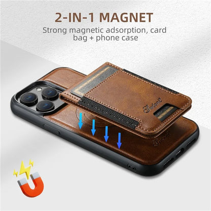 SUTENI H17 For iPhone 14 Pro Case Card Holder Phone Shell Compatible with MagSafe