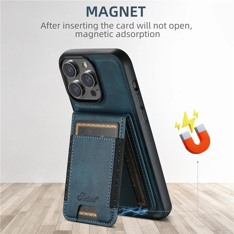 SUTENI H17 For iPhone 15 Pro Case Compatible with MagSafe TPU+PU Phone Shell