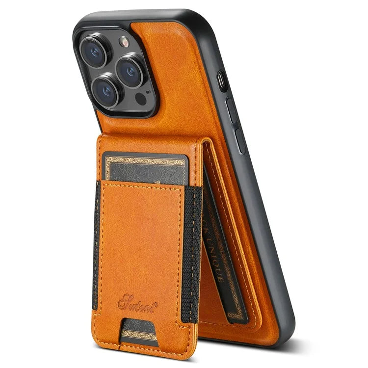 SUTENI H17 For iPhone 15 Pro Case Compatible with MagSafe TPU+PU Phone Shell