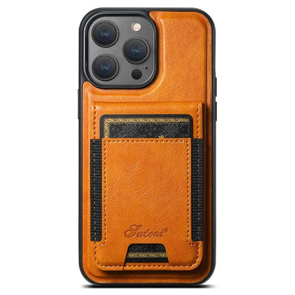 SUTENI H17 For iPhone 15 Pro Case Compatible with MagSafe TPU+PU Phone Shell