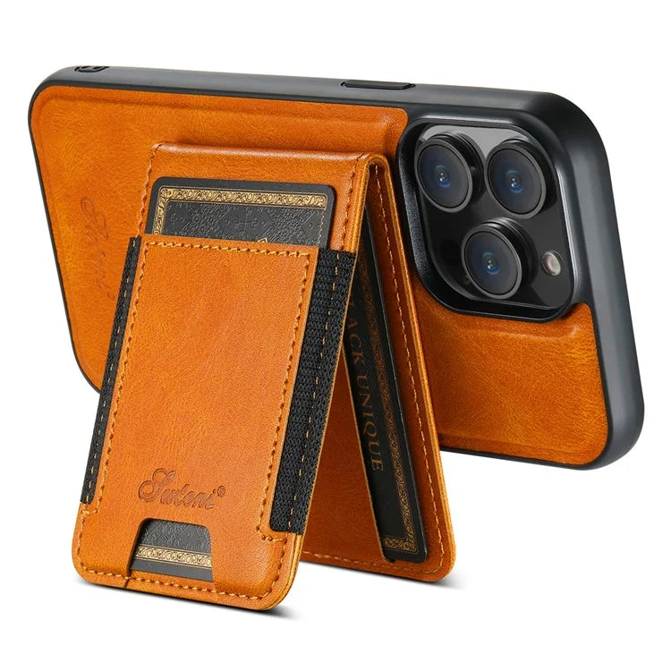 SUTENI H17 For iPhone 15 Pro Case Compatible with MagSafe TPU+PU Phone Shell