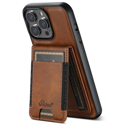 SUTENI H17 For iPhone 15 Pro Case Compatible with MagSafe TPU+PU Phone Shell