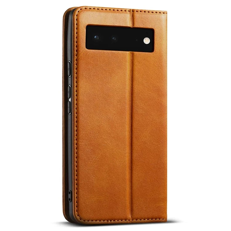 SUTENI For Google Pixel 6 Case Anti-Scratch PU Leather Wallet Phone Cover