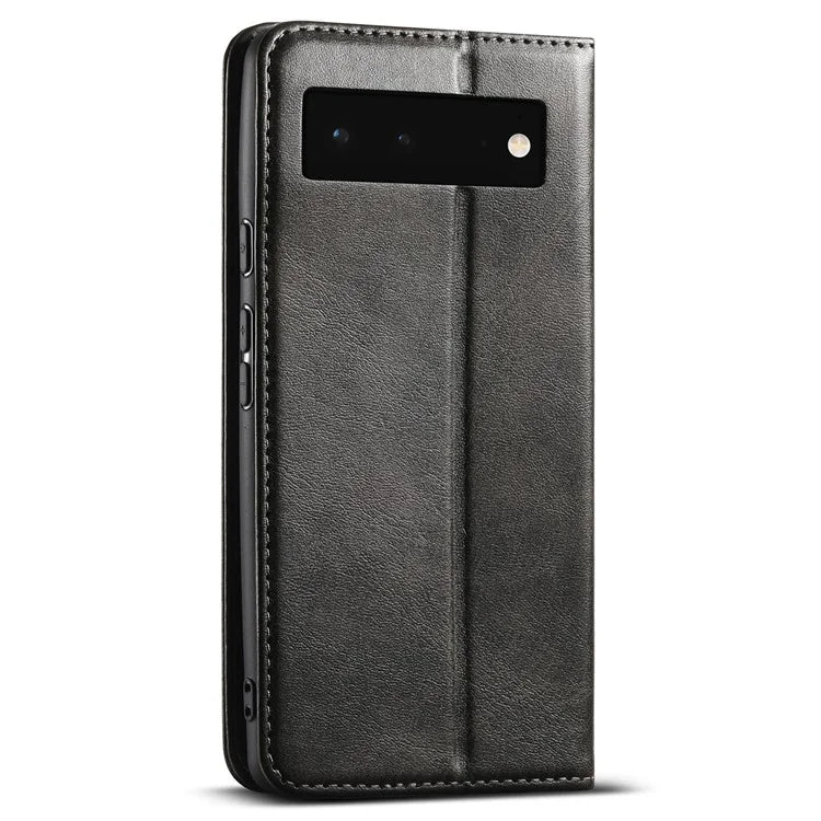 SUTENI For Google Pixel 6 Case Anti-Scratch PU Leather Wallet Phone Cover