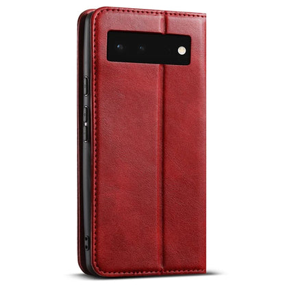 SUTENI For Google Pixel 6 Case Anti-Scratch PU Leather Wallet Phone Cover