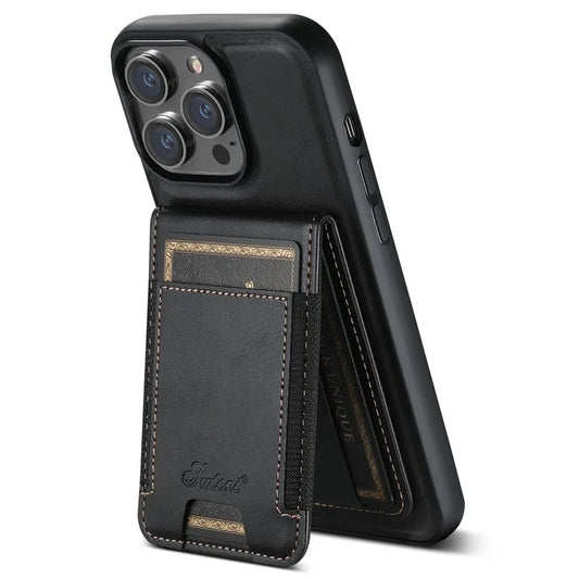 SUTENI H17 For iPhone 12 Pro Case Detachable Card Holder Phone Shell Compatible with MagSafe
